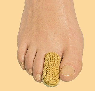 Защитный гелево-тканевый колпачок при деформировании пальцев стопы. Fresco. Размеры: M,L.