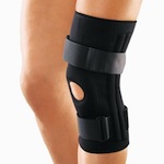 Ортез коленного сустава с четырьмя металлическими спиральными ребрами жесткости RKN-365